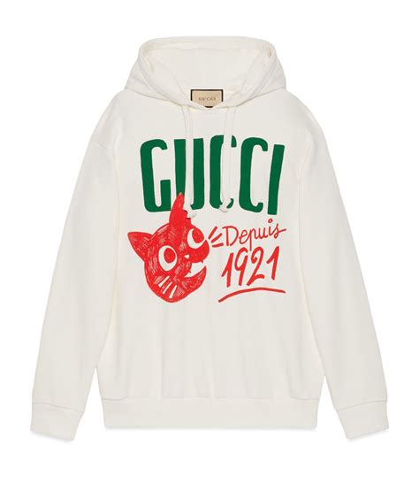 gucci writing hoodie|Gucci Sweatshirts & Hoodies for Women .